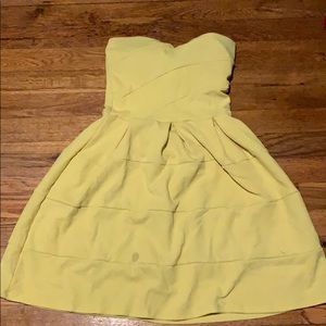 Charlotte Russe sweetheart yellow dress